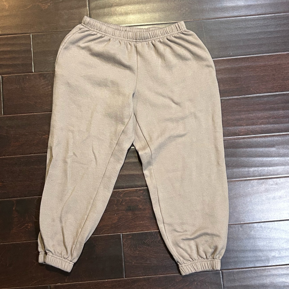 Tan Relaxed Fit Track Pants Joggers